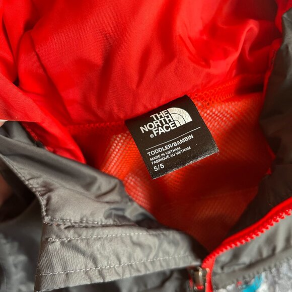 The North Face speckle lizard rainjacket 5T - Picture 2 of 11
